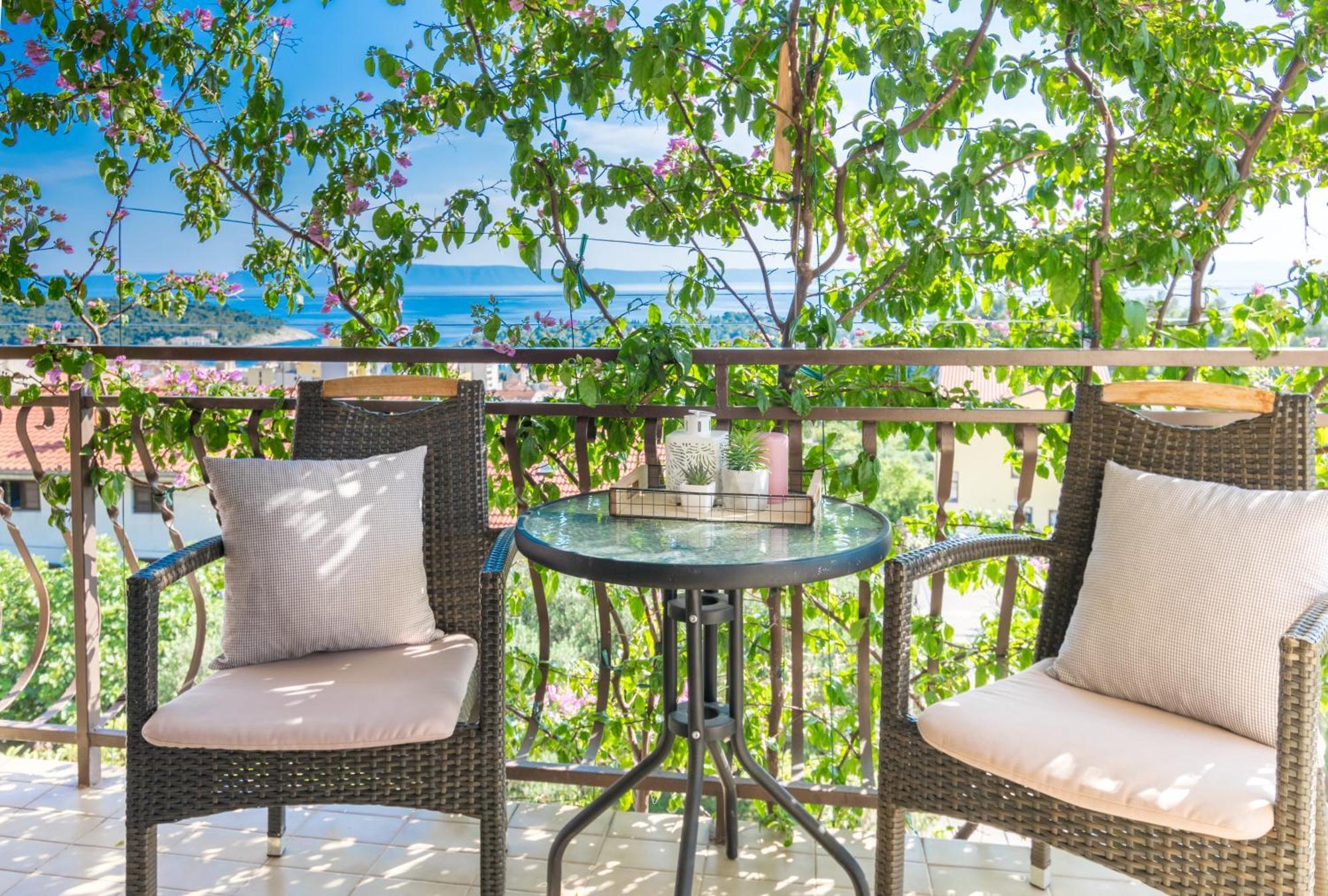 Apartment Iva With Sea View Μακάρσκα Δωμάτιο φωτογραφία